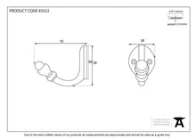 Load image into Gallery viewer, 83522 Black Coat Hook
