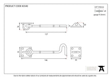 Load image into Gallery viewer, 83540 Black 5" Cabin Hook
