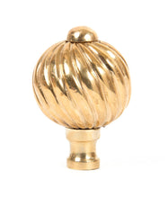 Load image into Gallery viewer, 83550 Polished Brass Spiral Cabinet Knob - Small
