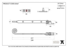 Load image into Gallery viewer, 83567 Aged Brass 8&quot; Monkeytail Stay
