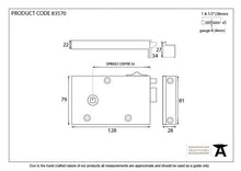 Load image into Gallery viewer, 83570 Polished Brass Left Hand Bathroom Latch
