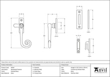 Load image into Gallery viewer, 83593 Polished Brass Monkeytail Fastener
