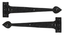 Load image into Gallery viewer, 83622 Black Textured 16" Cast T Hinge (pair)
