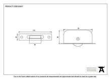 Load image into Gallery viewer, 83637 Black Square Ended Sash Pulley 75kg
