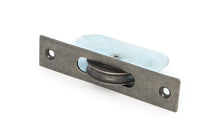 Load image into Gallery viewer, 83641 Antique Pewter Square Ended Sash Pulley 75kg
