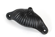 Load image into Gallery viewer, 83676 Black 4&quot; Flower Drawer Pull
