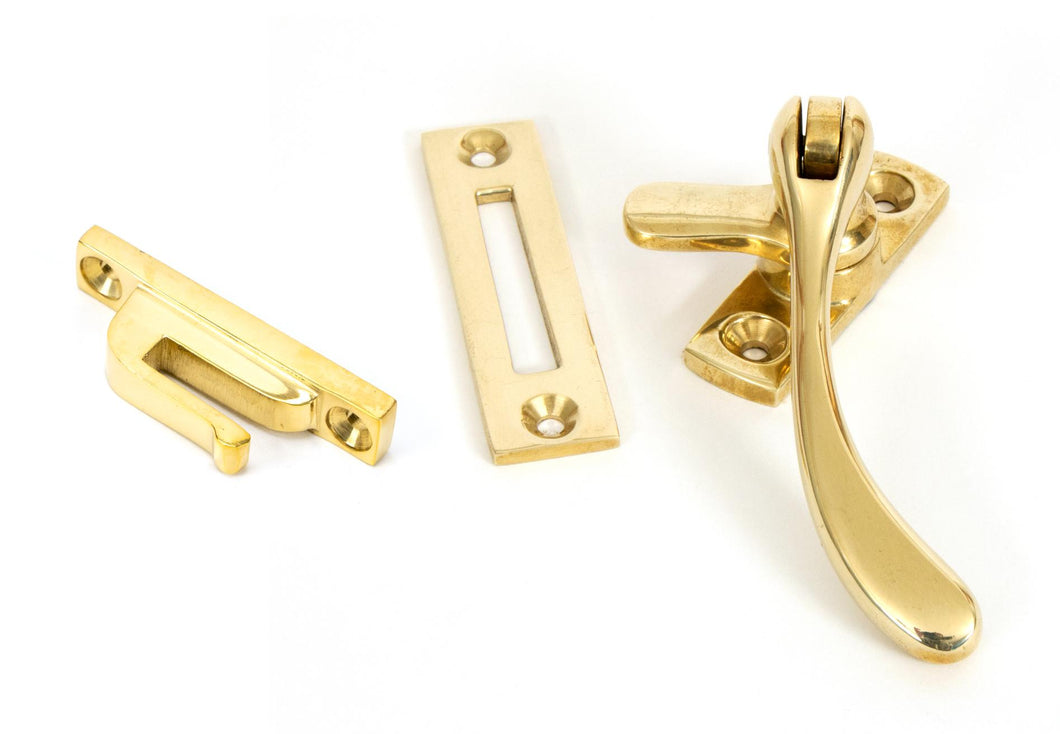 83696 Polished Brass Peardrop Fastener