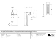 Load image into Gallery viewer, 83696 Polished Brass Peardrop Fastener
