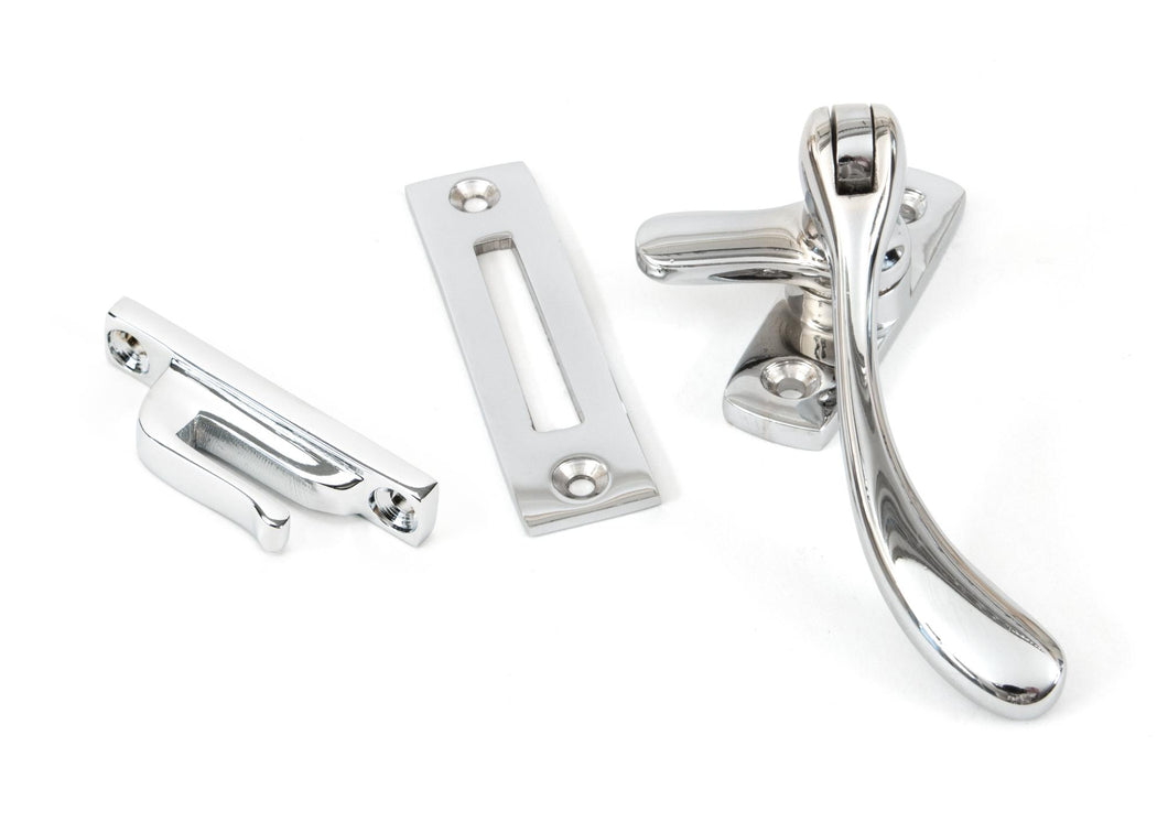 83697 Polished Chrome Peardrop Fastener