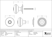 Load image into Gallery viewer, 83782 Aged Brass Prestbury Centre Door Knob
