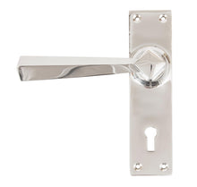 Load image into Gallery viewer, 83830 Polished Chrome Straight Lever Lock Set
