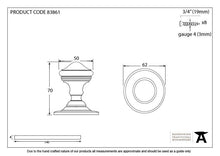 Load image into Gallery viewer, 83861 Polished Nickel Brockworth Mortice Knob Set
