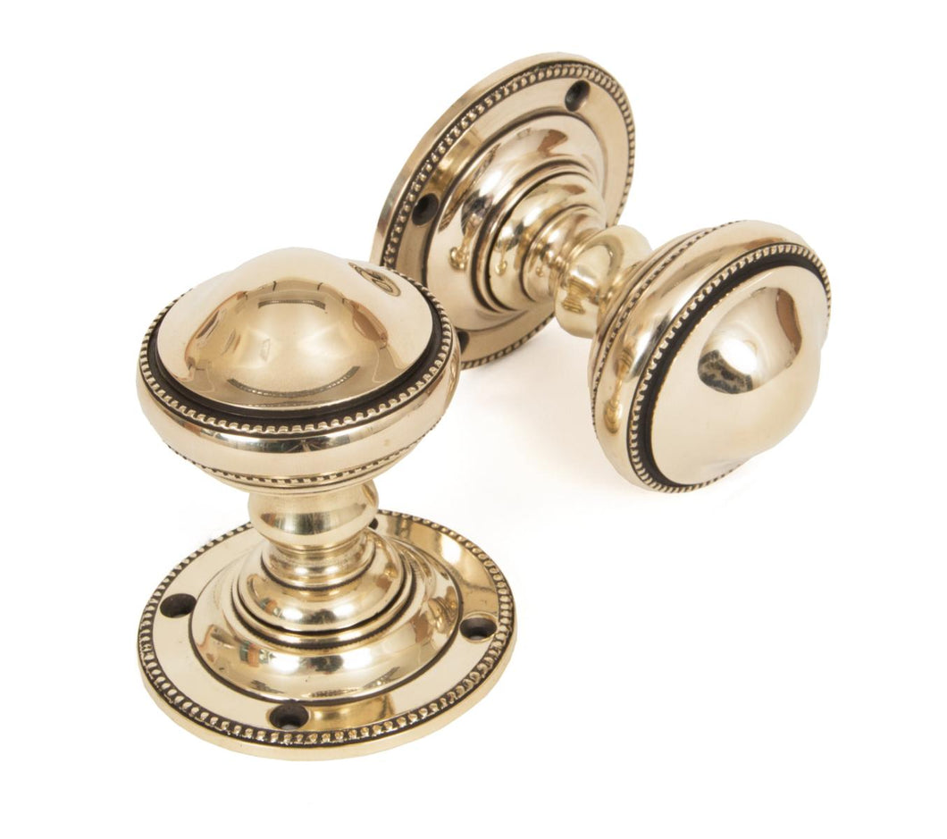 83862 Aged Brass Brockworth Mortice Knob Set