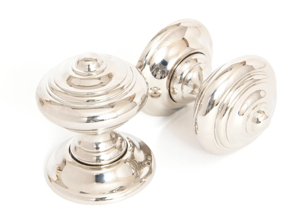 83863 Polished Nickel Elmore Concealed Mortice Knob Set