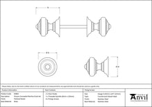 Load image into Gallery viewer, 83863 Polished Nickel Elmore Concealed Mortice Knob Set
