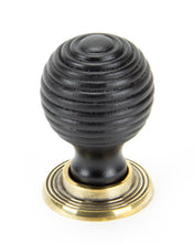Load image into Gallery viewer, 83872 Ebony and AB Beehive Cabinet Knob 38mm
