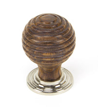 Load image into Gallery viewer, 83873 Rosewood and PN Beehive Cabinet Knob 35mm
