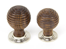 Load image into Gallery viewer, 83873 Rosewood and PN Beehive Cabinet Knob 35mm
