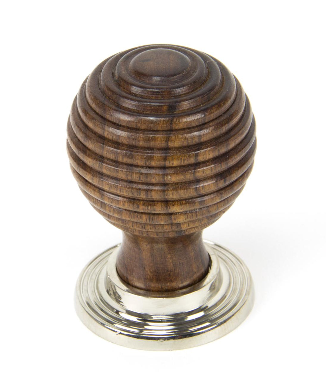 83874 Rosewood and PN Beehive Cabinet Knob 38mm