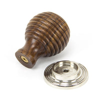 Load image into Gallery viewer, 83874 Rosewood and PN Beehive Cabinet Knob 38mm
