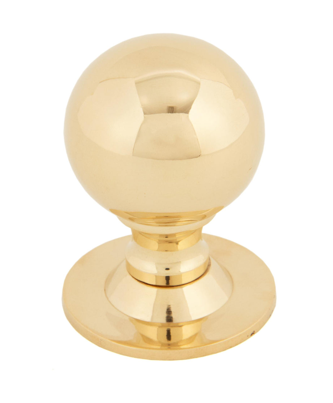 83881 Polished Brass Ball Cabinet Knob 39mm