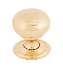 Load image into Gallery viewer, 83883 Polished Brass Mushroom Cabinet Knob 32mm
