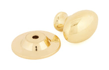 Load image into Gallery viewer, 83885 Polished Brass Oval Cabinet Knob 33mm

