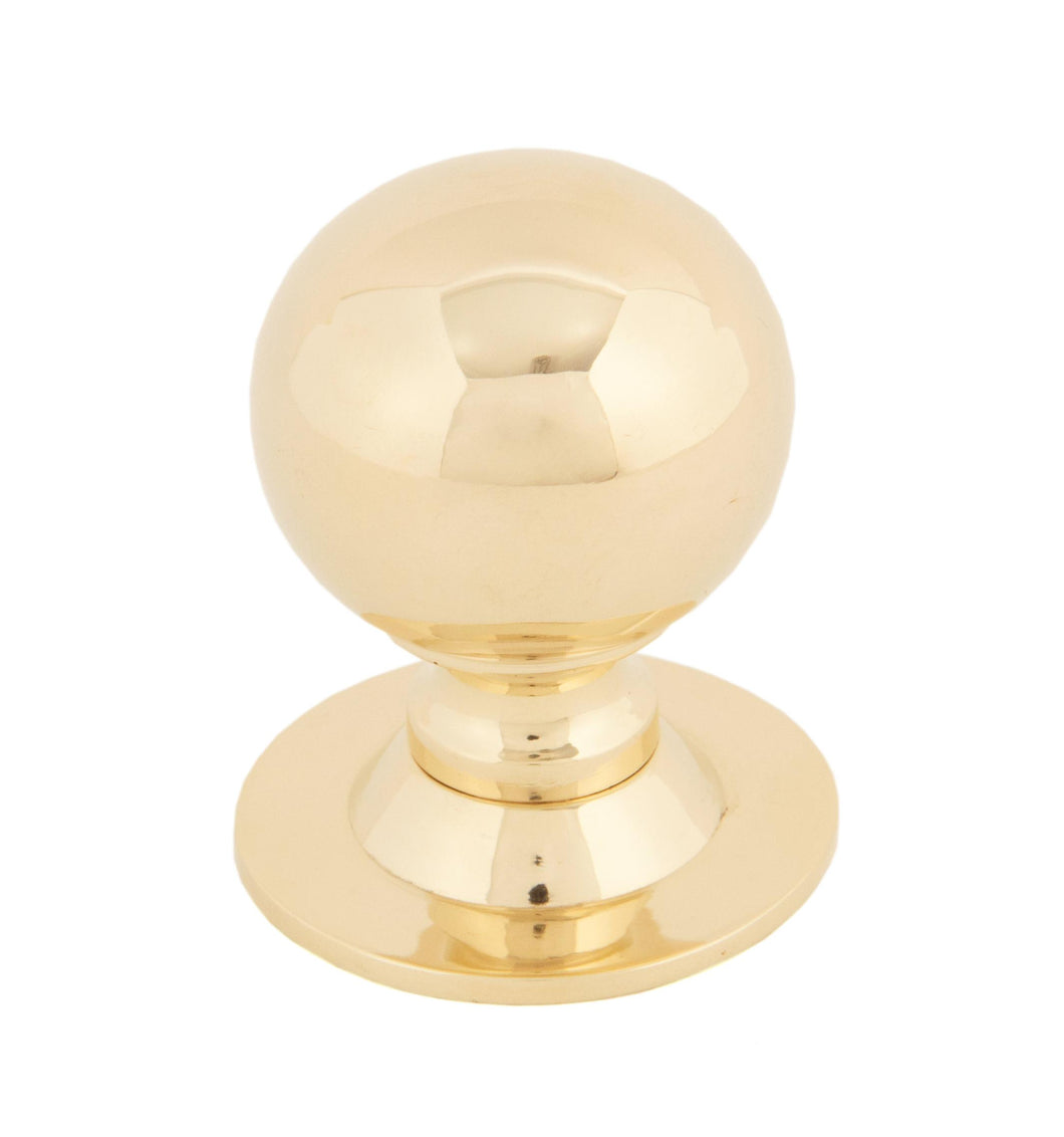 83887 Polished Brass Ball Cabinet Knob 31mm