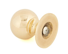 Load image into Gallery viewer, 83887 Polished Brass Ball Cabinet Knob 31mm
