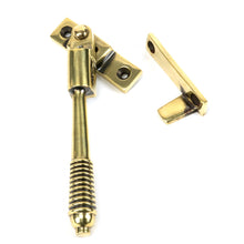 Load image into Gallery viewer, 83911 Aged Brass Night-Vent Locking Reeded Fastener
