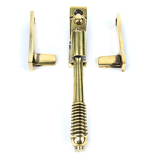 Load image into Gallery viewer, 83911 Aged Brass Night-Vent Locking Reeded Fastener

