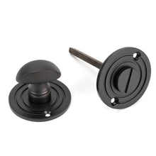 Load image into Gallery viewer, 83958 Aged Bronze Round Bathroom Thumbturn

