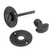 Load image into Gallery viewer, 83958 Aged Bronze Round Bathroom Thumbturn
