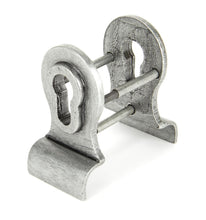 Load image into Gallery viewer, 90040 Pewter 50mm Euro Door Pull (Back to Back fixings)
