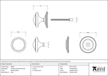 Load image into Gallery viewer, 90068 Polished Nickel Art Deco Centre Door Knob
