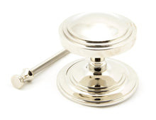 Load image into Gallery viewer, 90068 Polished Nickel Art Deco Centre Door Knob
