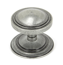 Load image into Gallery viewer, 90069 Pewter Art Deco Centre Door Knob
