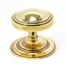 Load image into Gallery viewer, 90071 Aged Brass Art Deco Centre Door Knob
