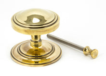 Load image into Gallery viewer, 90071 Aged Brass Art Deco Centre Door Knob
