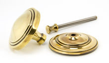 Load image into Gallery viewer, 90071 Aged Brass Art Deco Centre Door Knob
