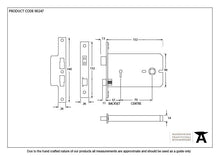 Load image into Gallery viewer, 90247 Black 6&quot; Horizontal 5 Lever Sash Lock
