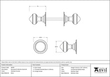 Load image into Gallery viewer, 90294 Polished Chrome Brockworth Mortice Knob Set
