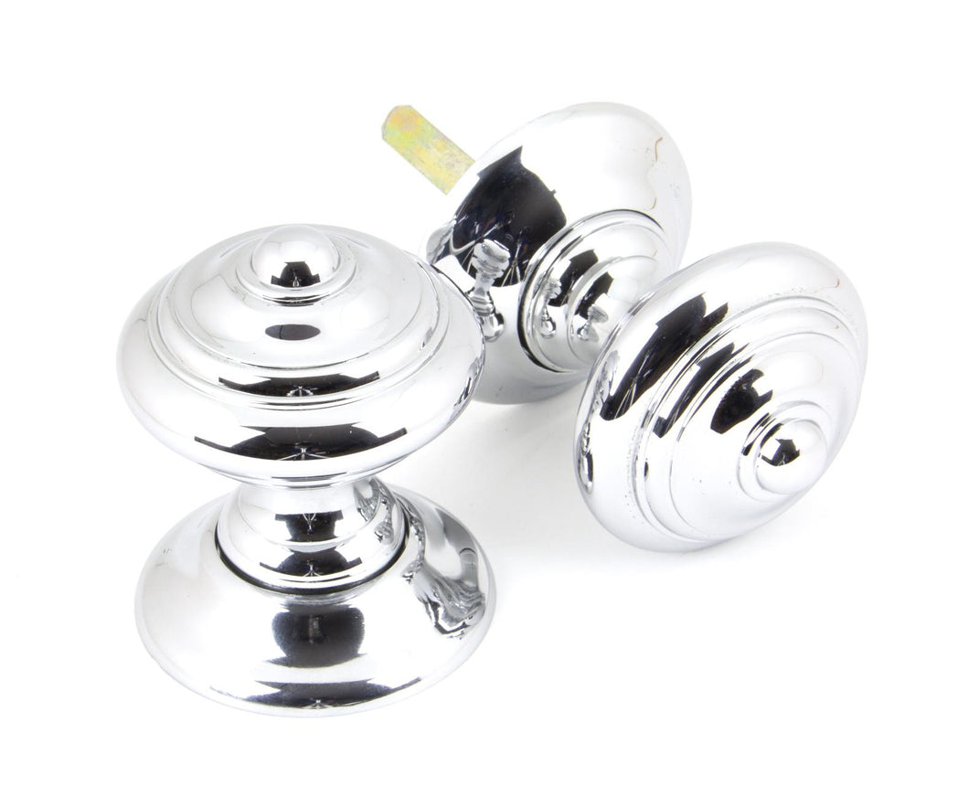 90296 Polished Chrome Elmore Concealed Mortice Knob Set