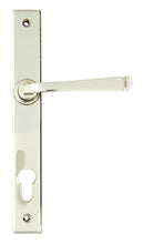 Load image into Gallery viewer, 90356 Polished Nickel Avon Slimline Lever Espag. Lock Set
