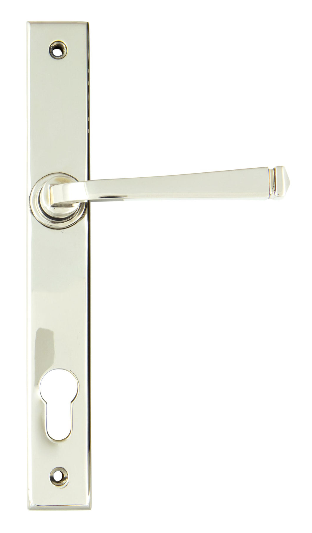 90356 Polished Nickel Avon Slimline Lever Espag. Lock Set