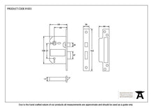 Load image into Gallery viewer, 91055 Black 2½&quot; 5 Lever BS Sash Lock
