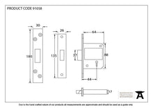 Load image into Gallery viewer, 91058 Black 2½&quot; BS 5 Lever Deadlock
