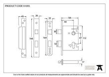 Load image into Gallery viewer, 91095 SSS 2½&quot; Euro Profile Sash Lock
