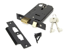 Load image into Gallery viewer, 91116 Black 5&quot; Horizontal 3 Lever Sash Lock
