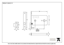 Load image into Gallery viewer, 91117 Black 5&quot; Horizontal Bathroom Lock
